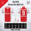 Áo Clb Ajax Sân Nhà 23-24 Màu Đỏ