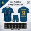 Áo Clb Al Nassr Sân Khách 23-24 Màu Xanh Lý