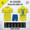 Áo Clb Al Nassr Sân Nhà 23-24 Màu Vàng
