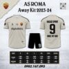 Áo Clb As Roma Sân Khách 23-24 Màu Be