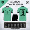 Áo Clb Atletico Thứ 3 23-24 Màu Xanh Ngọc
