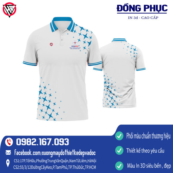 Áo đồng phục Điện Lực thiết kế độc đáo tại HacaziSport