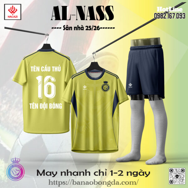 Áo Bóng Đá CLB Al-Nass Đang Được Yêu Thích Nhất Hiện Nay