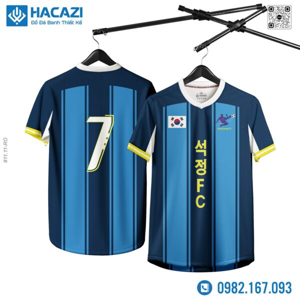 Demo mẫu áo Sekong FC tại HacaziSport