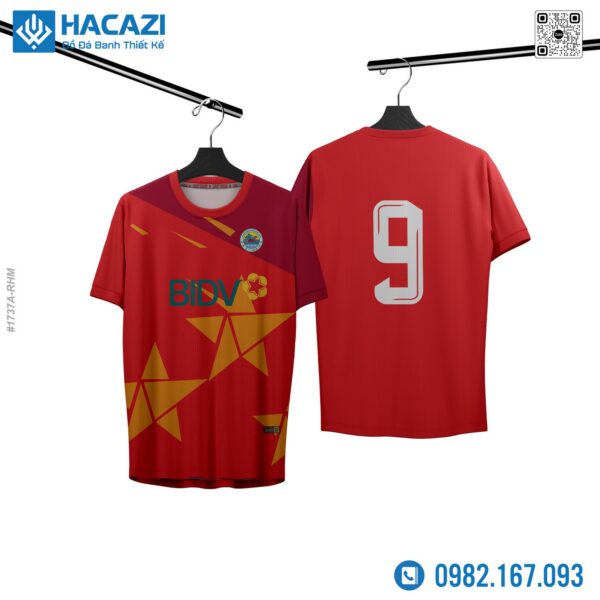 Demo mẫu BIDV màu đỏ cực đẹp tại HacaziSport