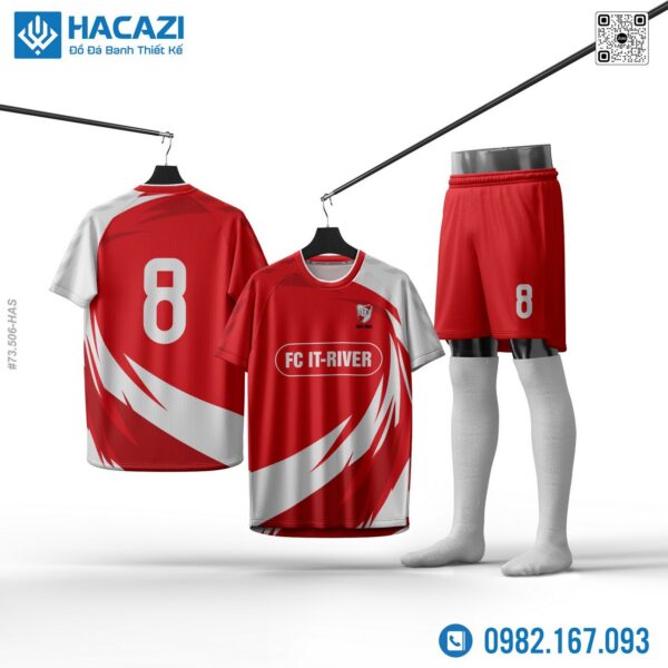 Demo mẫu áo FC IT đẹp mắt tại HacaziSport